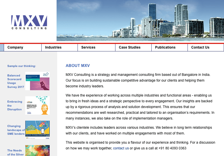 MXV Consulting